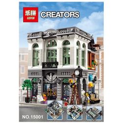 Stadt Bausteine Experte Sets Street Creator 15001 Brick Bank Modell Für Kinder-Q 