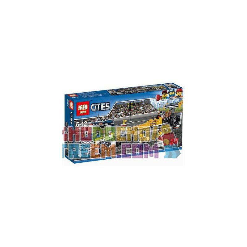 NOT Lego DRAGSTER TRANSPORTER 60151 Bela Lari 10650 LEPIN 02025 xếp lắp ráp ghép mô hình CẦN DỊCH NGƯỜI VẬN CHUYỂN XE KÉO City Thành Phố 333 khối