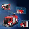 XINGBAO XB-02102 02102 XB02102 non  GIẢI CỨU NGÔI NHÀ BỐC CHÁY bộ đồ chơi xếp lắp ráp ghép mô hình Justice Guard Cảnh Sát Bảo Vệ Hòa Bình 578 khối