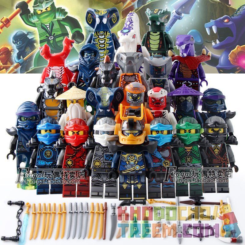 LELE 31035 Xếp hình kiểu THE LEGO NINJAGO MOVIE Ninja People 12 Các ...