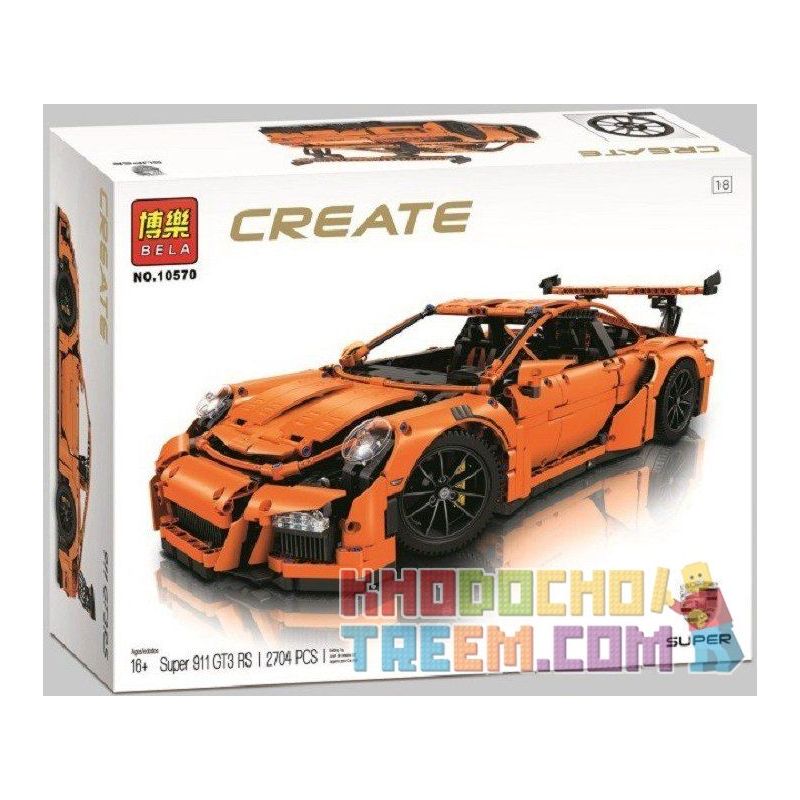 NOT Lego PORSCHE 911 GT3 42056 BOZHI 20000 Decool 3368 3368A 3368B