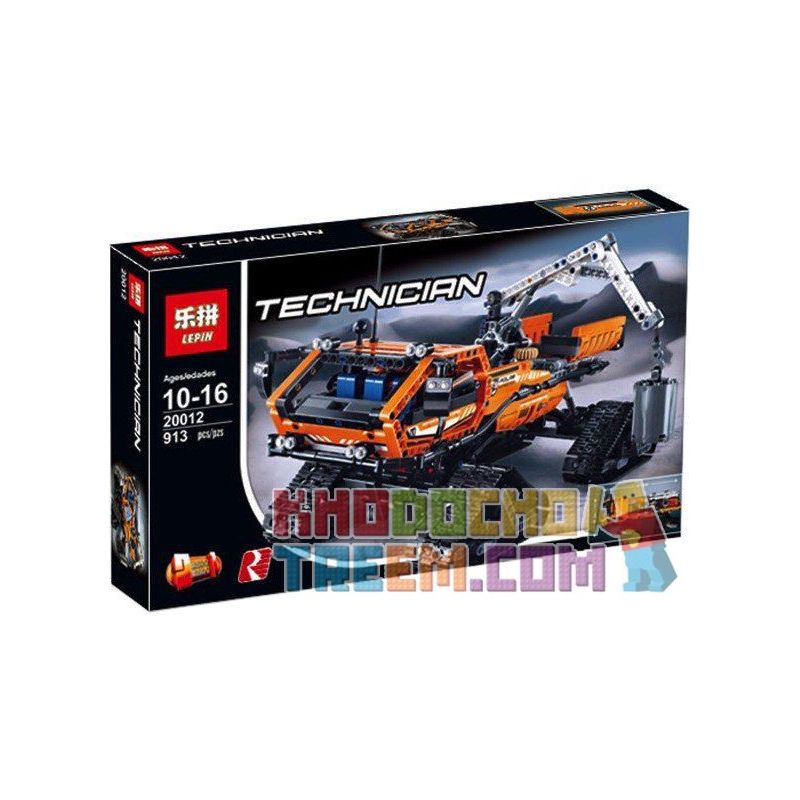 NOT Lego ARCTIC TRUCK 42038 LEPIN 20012 xếp lắp ráp ghép mô hình XE TẢI BÁNH XÍCH CHẠY TRÊN BĂNG BẮC CỰC Technic Kỹ Thuật Công Nghệ Cao Mô Hình Phương Tiện 913 khối