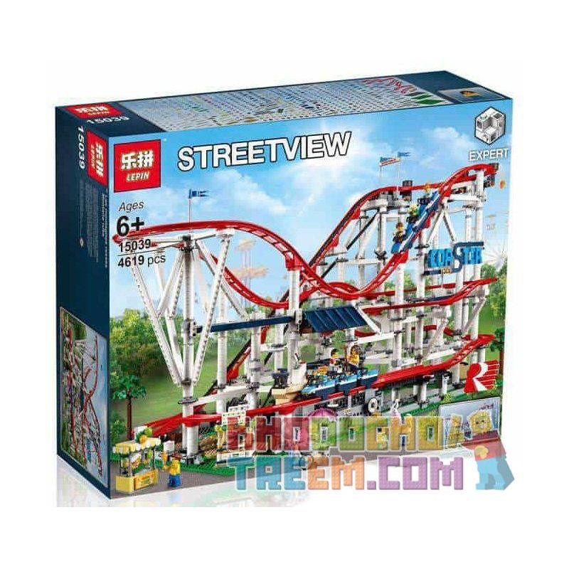 NOT LEGO Creator Expert 10261 Roller Coaster, Decool JiSi ...