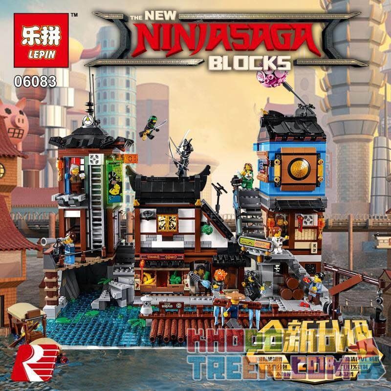 NOT Lego NINJAGO CITY DOCKS 70657 KING 89066 Bela Lari 10941 LEJI ...