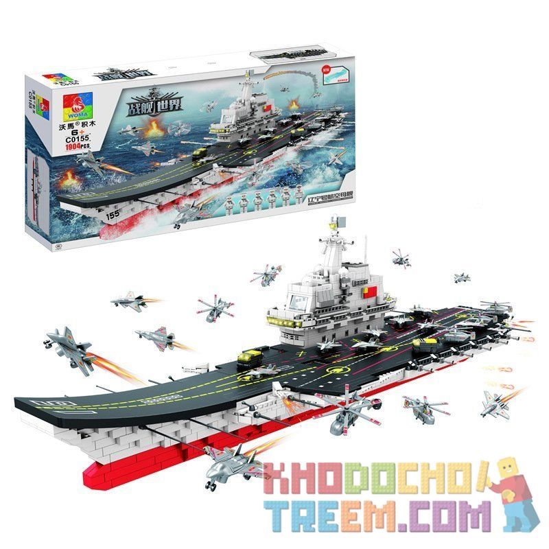 WOMA C0155 0155 non  USS LIÊU NINH bộ đồ chơi xếp lắp ráp ghép mô hình Military Army Quân Sự Bộ Đội 1904 khối WOMA C0155 0155 non  USS LIÊU NINH bộ đồ chơi xếp lắp ráp ghép mô hình Military Army Quân Sự Bộ Đội 1904 khối
