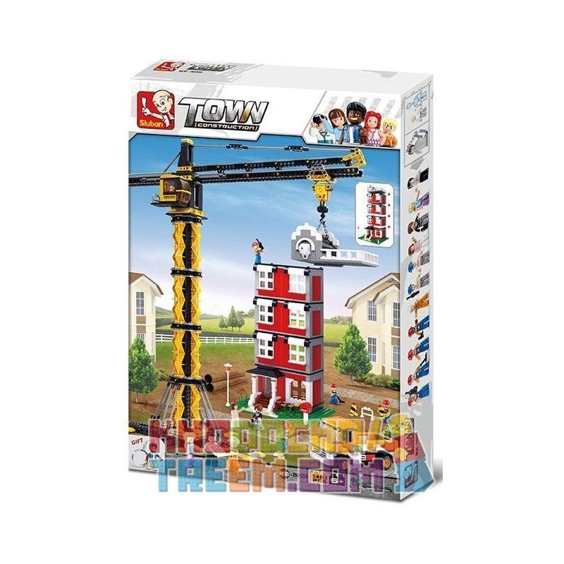 SLUBAN M38-B0555 B0555 0555 M38B0555 38-B0555 non  CẨU THÁP XÂY NHÀ bộ đồ chơi xếp lắp ráp ghép mô hình City Thành Phố 1451 khối SLUBAN M38-B0555 B0555 0555 M38B0555 38-B0555 non  CẨU THÁP XÂY NHÀ bộ đồ chơi xếp lắp ráp ghép mô hình City Thành Phố 1451 khối