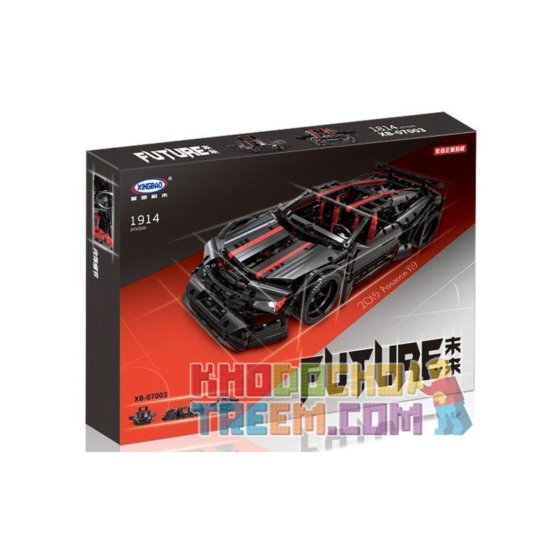 REBRICKABLE MOC-3260 3260 MOC3260 MOC-3261 3261 MOC3261 MOC-3263 3263 MOC3263 XINGBAO XB-07003 07003 XB07003 non  SIÊU XE Ô TÔ bộ đồ chơi xếp lắp ráp ghép mô hình  2015 ASSASSIN X19 Kỹ Thuật Công Nghệ Cao Mô Hình Phương Tiện 1914 khối