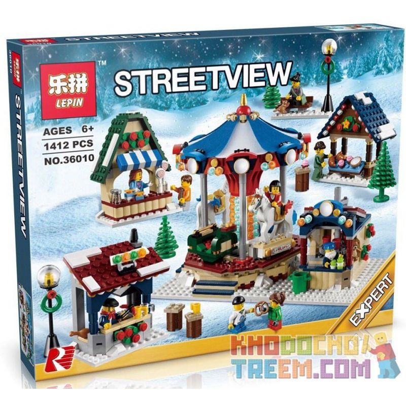 NOT Lego WINTER VILLAGE MARKET 10235 LEPIN 36010 x p l p r p gh p