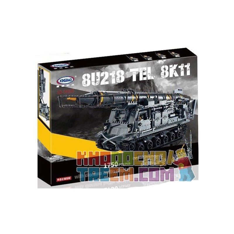 XINGBAO XB-06005 06005 XB06005 non  TÊN LỬA 8U218 TEL 8K11 bộ đồ chơi xếp lắp ráp ghép mô hình Creator Sáng Tạo 1750 khối