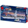 AUSINI 22111 Enlighten 113 Qman 113 non  TÀU SÂN BAY bộ đồ chơi xếp lắp ráp ghép mô hình Military Army COMBATZONES AIRCRAFT CARRIER Quân Sự Bộ Đội 990 khối