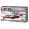 SLUBAN M38-B0389 B0389 0389 M38B0389 38-B0389 non  TÀU CHIẾN tỷ lệ 1:350 bộ đồ chơi xếp lắp ráp ghép mô hình Military Army CRUISER Quân Sự Bộ Đội 883 khối