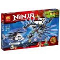 NOT Lego LIGHTNING DRAGON BATTLE 2521 LELE 79141 xếp lắp ráp ghép mô hình CUỘC CHIẾN CỦA RỒNG SÉT TRẬN The Lego Ninjago Movie Ninja Lốc Xoáy 645 khối