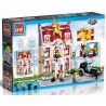 Enlighten 1130 Qman 1130 non  TÒA THỊ CHÍNH bộ đồ chơi xếp lắp ráp ghép mô hình City Thành Phố 742 khối