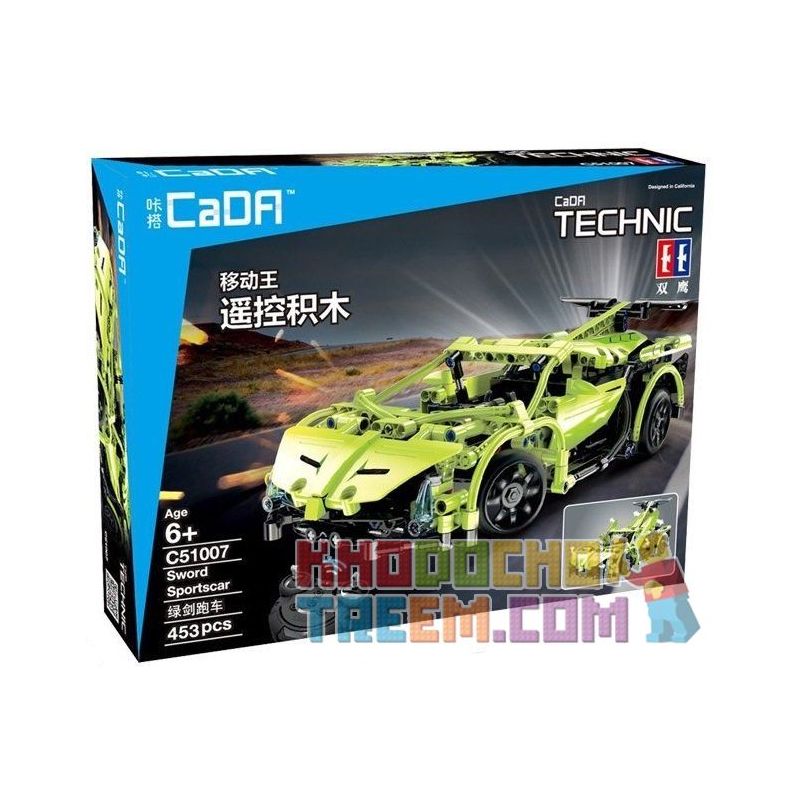 DOUBLEE CADA C51007 51007 non  XE THỂ THAO bộ đồ chơi xếp lắp ráp ghép mô hình  SWORD SPORTCAR Kỹ Thuật Công Nghệ Cao Mô Hình Phương Tiện 453 khối DOUBLEE CADA C51007 51007 non  XE THỂ THAO bộ đồ chơi xếp lắp ráp ghép mô hình  SWORD SPORTCAR Kỹ Thuật Công Nghệ Cao Mô Hình Phương Tiện 453 khối