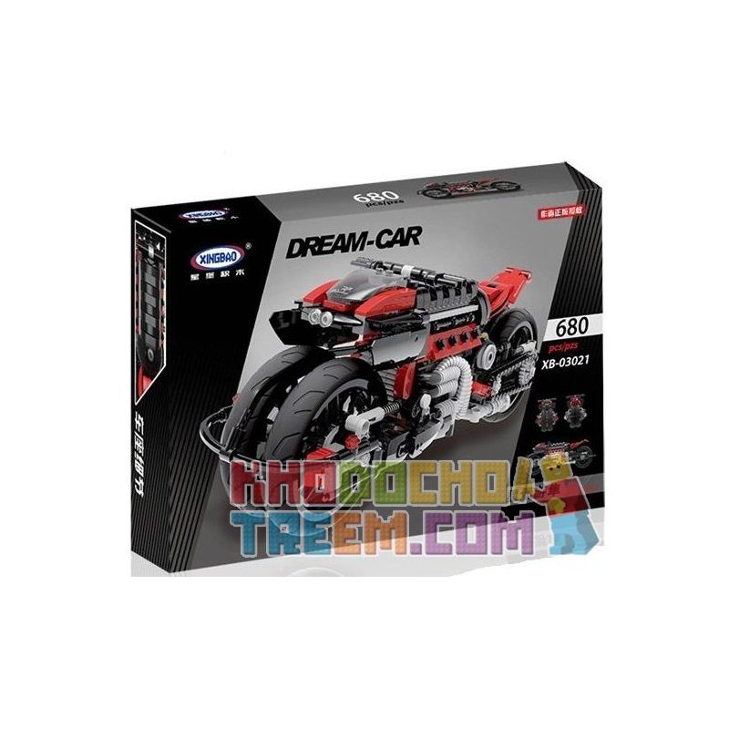 XINGBAO XB-03021 03021 XB03021 non  MÔ TÔ THẾ GIỚI VIỄN TƯỞNG bộ đồ chơi xếp lắp ráp ghép mô hình  XINGBAO FALCON Kỹ Thuật Công Nghệ Cao Mô Hình Phương Tiện 680 khối