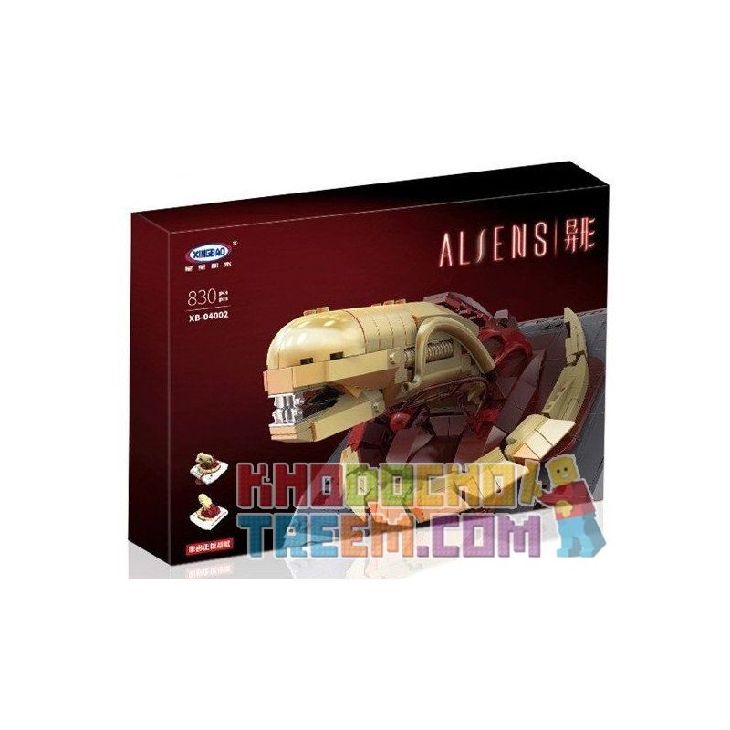 XINGBAO XB-04002 04002 XB04002 non  NGƯỜI NGOÀI HÀNH TINH MỚI bộ đồ chơi xếp lắp ráp ghép mô hình Creator ALIENS Sáng Tạo 830 khối