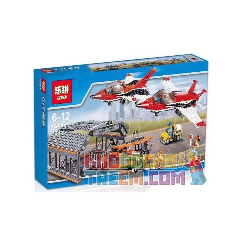 NOT Lego AIRPORT SHOW 60103 LEPIN 02007 xếp lắp ráp ghép mô hình TRIỂN LÃM HÀNG KHÔNG SÂN BAY City Thành Phố 670 khối