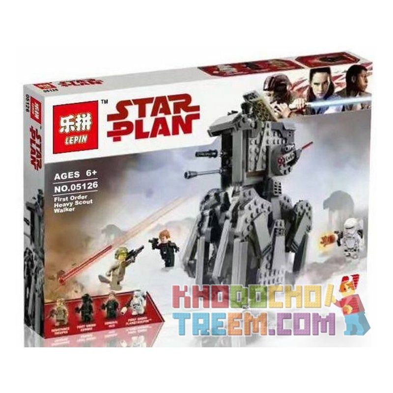NOT Lego FIRST ORDER HEAVY SCOUT WALKER 75177 Bela Lari 10899 LEPIN 05126 xếp lắp ráp ghép mô hình VŨ KHÍ HẠNG NẶNG SCOUT WALKER HƯỚNG ĐẠO NHẤT Star Wars Chiến Tranh Giữa Các Vì Sao 554 khối