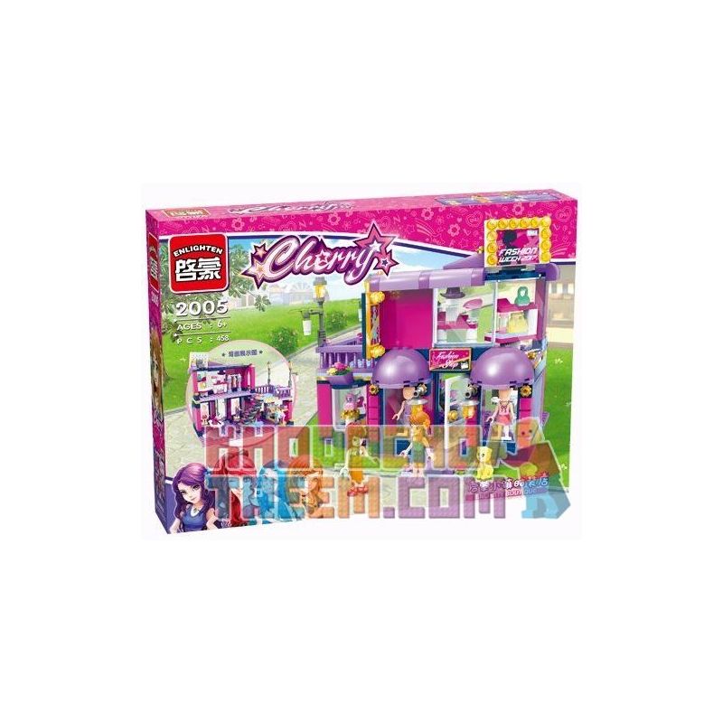 Enlighten 2005 Qman 2005 non  CỬA HÀNG BÁN ĐỒ LƯU NIỆM bộ đồ chơi xếp lắp ráp ghép mô hình  CHERRY ENLICITY BOUTIQUE Các Bạn Gái 458 khối
