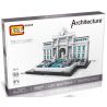 LOZ 1015 Xếp hình kiểu Nanoblock ARCHITECTURE Fontana Di Trevi Đài Phun Nước Trevi 677 khối