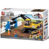 SLUBAN M38-B0551 B0551 0551 M38B0551 38-B0551 non  MÁY ĐÀO ĐẤT bộ đồ chơi xếp lắp ráp ghép mô hình City Thành Phố 614 khối