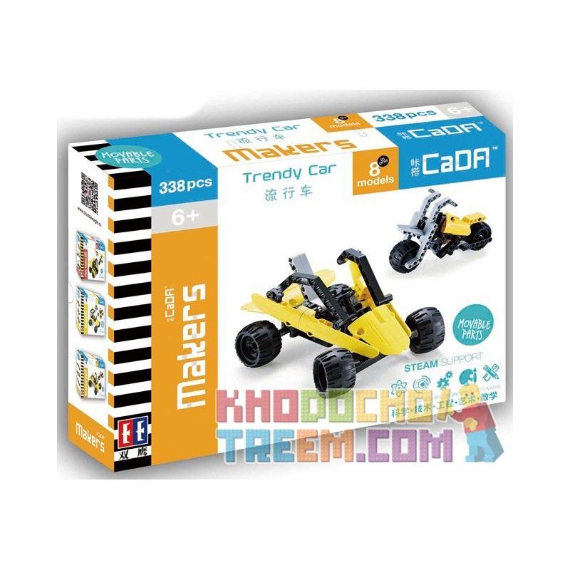 DOUBLEE CADA C53009 53009 C53009W 53009W non  CẦN DỊCH bộ đồ chơi xếp lắp ráp ghép mô hình  TRENDY CAR Kỹ Thuật Công Nghệ Cao Mô Hình Phương Tiện 338 khối