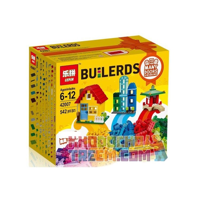 NOT Lego CREATIVE BUILDER BOX 10703 LEPIN 42007 xếp lắp ráp ghép mô hình SÁNG TẠO MÔ HÌNH HỘP NHỎ XINH XÂY DỰNG Classic Cổ Điển 502 khối