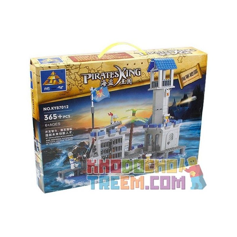 Kazi KY87012 87012 Xếp hình kiểu  PIRATES OF THE CARIBBEAN Navy Headquaters Trụ Sở Hải Quân 365 khối Kazi KY87012 87012 Xếp hình kiểu  PIRATES OF THE CARIBBEAN Navy Headquaters Trụ Sở Hải Quân 365 khối