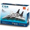 WANGE JX005 4004 4223 non  MÁY BAY CHIẾN ĐẤU CHIM ƯNG tỷ lệ 1:48 bộ đồ chơi xếp lắp ráp ghép mô hình Military Army F15 EAGLE FIGHTER F-15 Quân Sự Bộ Đội 586 khối