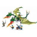 Enlighten 2311 Qman 2311 non Lego RỒNG 2 ĐẦU TỈNH GIẤC bộ đồ chơi xếp lắp ráp ghép mô hình Nexo Knights THE WAR OF GLORY AWAKENED TWIN DRAGON Hiệp Sỹ Nexo 469 khối