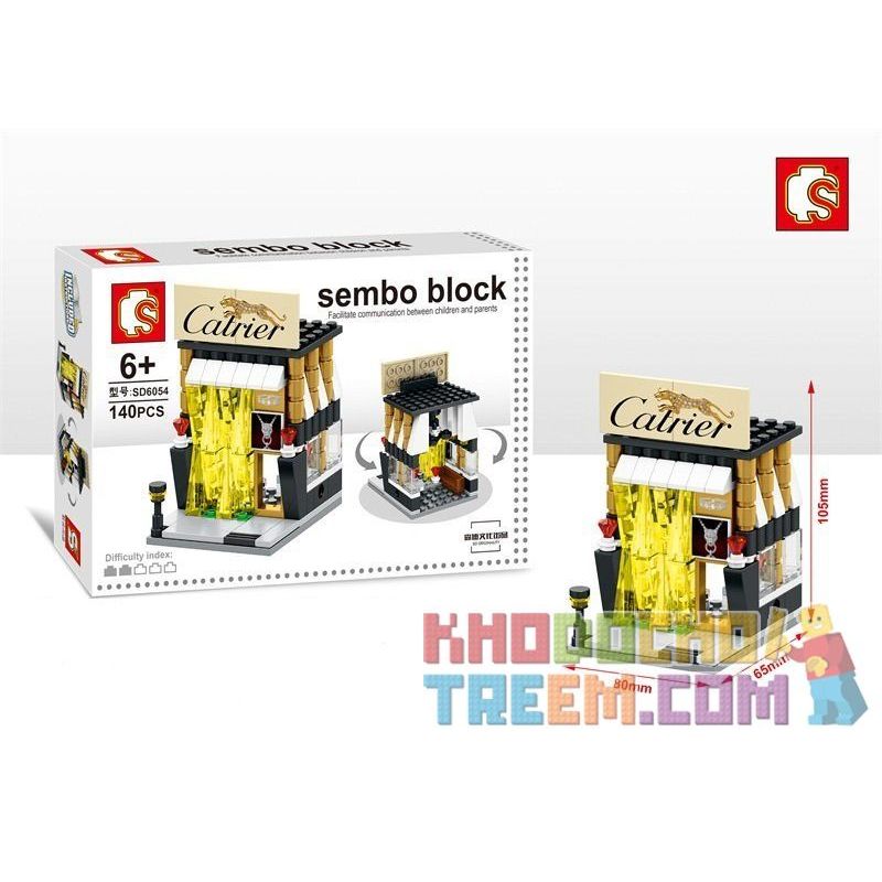 SEMBO SD6054 6054 SD6055 6055 SD6056 6056 SD6057 6057 non  BỘ 4 CỬA HÀNG TRANG SỨC ÂM NHẠC THỰC PHẨM RAU CỦ bộ đồ chơi xếp lắp ráp ghép mô hình Mini Modular SEMBO BLOCK CARTRIER MUSICAL SHOP NOSTLE VEGETABLE Đường Phố Thu Nhỏ 140 khối