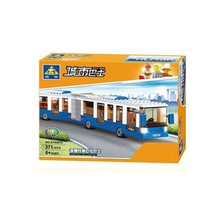 Kazi KY85016 85016 KY85015 85015 non  XE BUÝT THÀNH PHỐ KUNING bộ đồ chơi xếp lắp ráp ghép mô hình City CITY BUS M-BENZ CITARO G BLUETEC HYBRID 371 khối