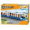 Kazi KY85016 85016 KY85015 85015 non  XE BUÝT THÀNH PHỐ KUNING bộ đồ chơi xếp lắp ráp ghép mô hình City CITY BUS M-BENZ CITARO G BLUETEC HYBRID 371 khối