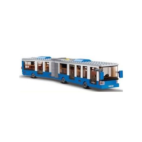 Kazi KY85016 85016 KY85015 85015 non  XE BUÝT THÀNH PHỐ KUNING bộ đồ chơi xếp lắp ráp ghép mô hình City CITY BUS M-BENZ CITARO G BLUETEC HYBRID 371 khối