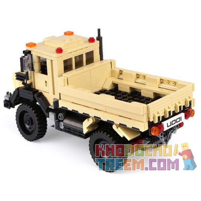 XINGBAO XB-03026 03026 XB03026 non  XE VƯỢT ĐỊA HÌNH TRUCK2 MÀU VÀNG TRẮNG bộ đồ chơi xếp lắp ráp ghép mô hình Offroad Adventure SUPER OFFROAD ADVENTURE Đua Địa Hình 529 khối