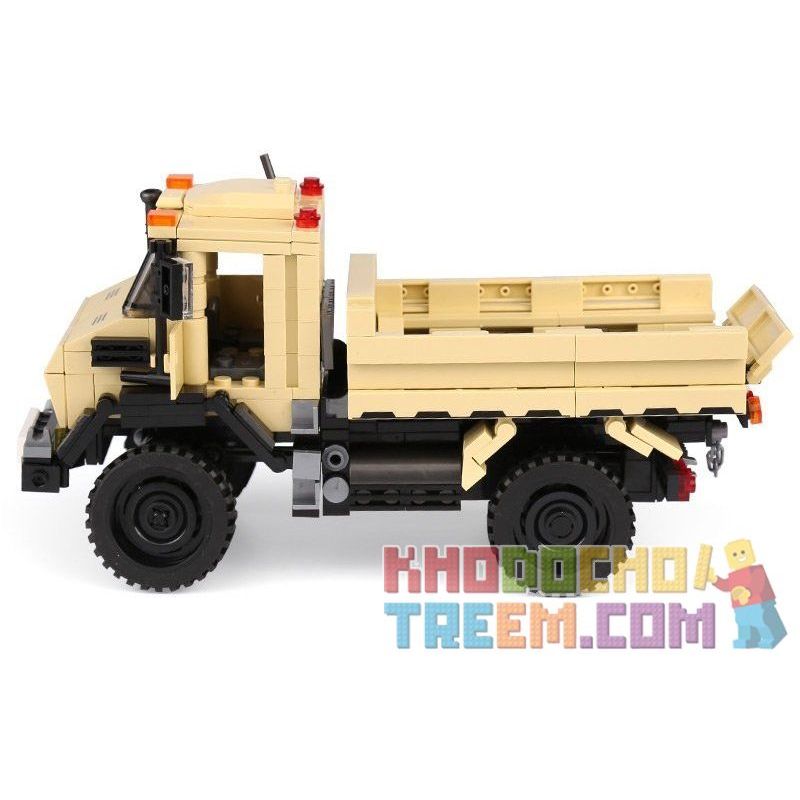 XINGBAO XB-03026 03026 XB03026 non  XE VƯỢT ĐỊA HÌNH TRUCK2 MÀU VÀNG TRẮNG bộ đồ chơi xếp lắp ráp ghép mô hình Offroad Adventure SUPER OFFROAD ADVENTURE Đua Địa Hình 529 khối