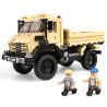 XINGBAO XB-03026 03026 XB03026 non  XE VƯỢT ĐỊA HÌNH TRUCK2 MÀU VÀNG TRẮNG bộ đồ chơi xếp lắp ráp ghép mô hình Offroad Adventure SUPER OFFROAD ADVENTURE Đua Địa Hình 529 khối