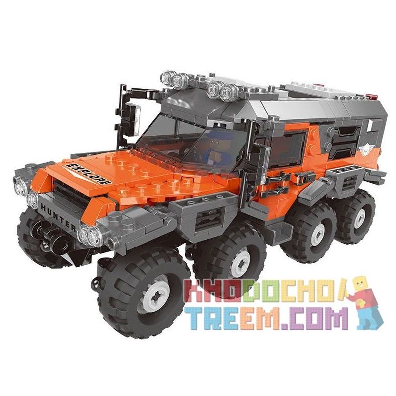 XINGBAO XB-03027 03027 XB03027 non  XE ĐỊA HÌNH bộ đồ chơi xếp lắp ráp ghép mô hình Offroad Adventure SUPER OFFROAD ADVENTURE Đua Địa Hình 529 khối