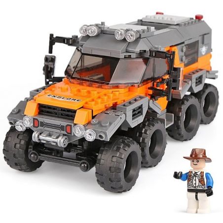 XINGBAO XB-03027 03027 XB03027 non  XE ĐỊA HÌNH bộ đồ chơi xếp lắp ráp ghép mô hình Offroad Adventure SUPER OFFROAD ADVENTURE Đua Địa Hình 529 khối