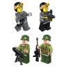 Enlighten 1711 Qman 1711 non  XE TĂNG VÀO THÀNH PHỐ bộ đồ chơi xếp lắp ráp ghép mô hình Tactical Espionage Action TACTICAL ESPIONAGE ACTION COMBAT ZONES FIRE Chiến Thuật Quân Sự 380 khối