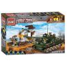 Enlighten 1711 Qman 1711 non  XE TĂNG VÀO THÀNH PHỐ bộ đồ chơi xếp lắp ráp ghép mô hình Tactical Espionage Action TACTICAL ESPIONAGE ACTION COMBAT ZONES FIRE Chiến Thuật Quân Sự 380 khối