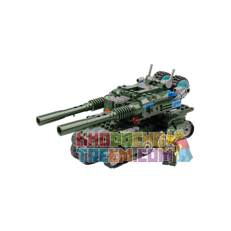 Kazi KY81007 81007 non  XE TĂNG THẾ HỆ MỚI bộ đồ chơi xếp lắp ráp ghép mô hình Red Alert 3 RED ALERT 3 APOCALYPSE（APOC） Báo Động Đỏ 3 380 khối