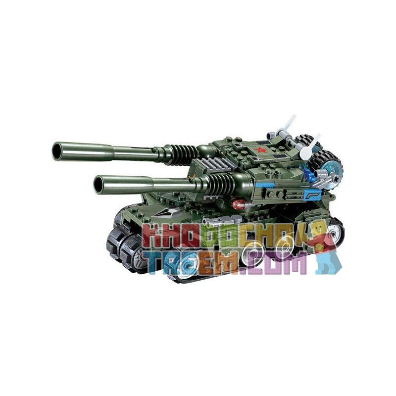 Kazi KY81007 81007 non  XE TĂNG THẾ HỆ MỚI bộ đồ chơi xếp lắp ráp ghép mô hình Red Alert 3 RED ALERT 3 APOCALYPSE（APOC） Báo Động Đỏ 3 380 khối