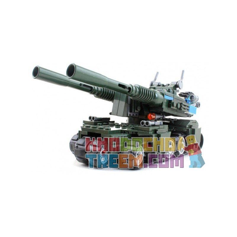 Kazi KY81007 81007 non  XE TĂNG THẾ HỆ MỚI bộ đồ chơi xếp lắp ráp ghép mô hình Red Alert 3 RED ALERT 3 APOCALYPSE（APOC） Báo Động Đỏ 3 380 khối