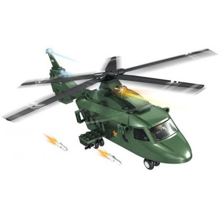 WOMA C0705 0705 Xếp hình kiểu  MILITARY ARMY Helicopter Trực Thăng 177 khối