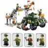 Enlighten 1712 Qman 1712 non  NHÀ MÁY SỬA CHỮA THIẾT BỊ QUÂN SỰ bộ đồ chơi xếp lắp ráp ghép mô hình Tactical Espionage Action TACTICAL ESPIONAGE ACTION COMBAT ZONES FIRE Chiến Thuật Quân Sự 396 khối