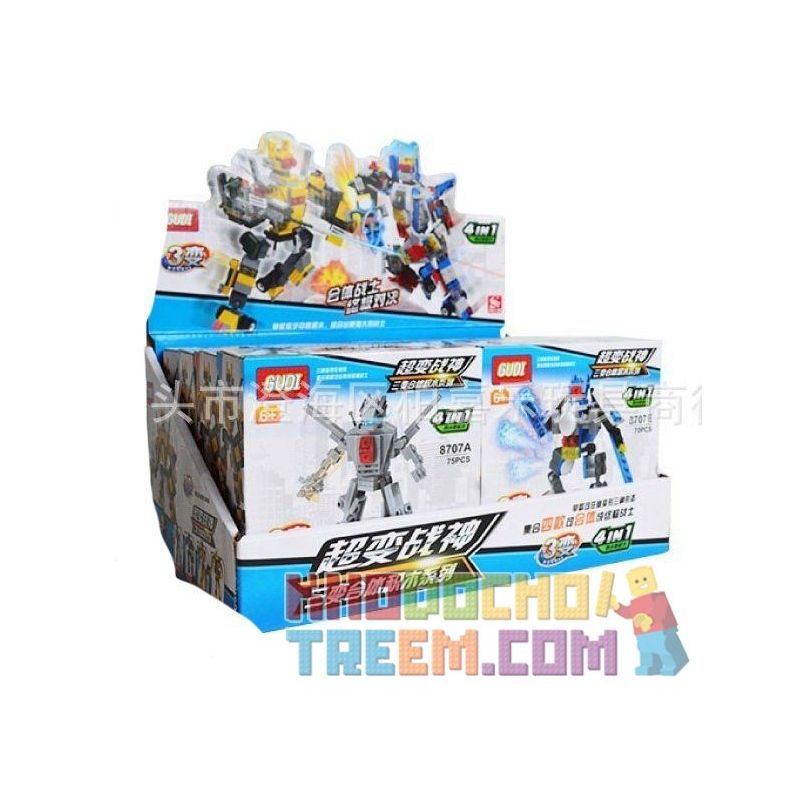 GUDI 8707 non  ĐẠI CHIẾN ROBOT BIẾN HÌNH 8 TRONG 1 bộ đồ chơi xếp lắp ráp ghép mô hình Power Rangers Super Sentai 5 Anh Em Siêu Nhân GUDI 8707 non  ĐẠI CHIẾN ROBOT BIẾN HÌNH 8 TRONG 1 bộ đồ chơi xếp lắp ráp ghép mô hình Power Rangers Super Sentai 5 Anh Em Siêu Nhân