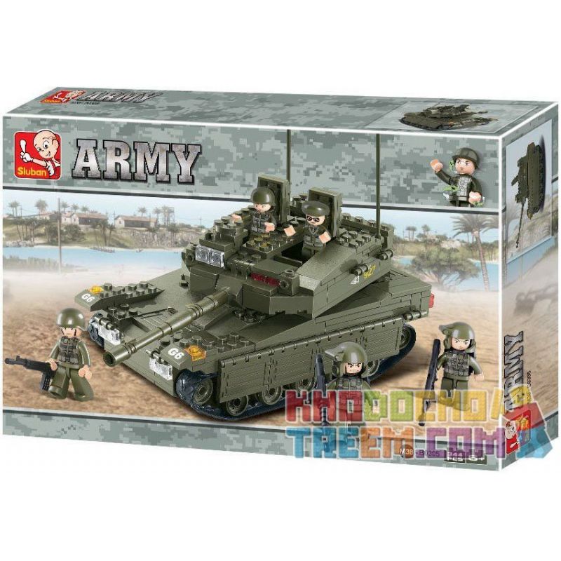 SLUBAN M38-B0305 B0305 0305 M38B0305 38-B0305 non  XE TĂNG bộ đồ chơi xếp lắp ráp ghép mô hình Military Army MERKAVA K1 TANK Quân Sự Bộ Đội 344 khối SLUBAN M38-B0305 B0305 0305 M38B0305 38-B0305 non  XE TĂNG bộ đồ chơi xếp lắp ráp ghép mô hình Military Army MERKAVA K1 TANK Quân Sự Bộ Đội 344 khối