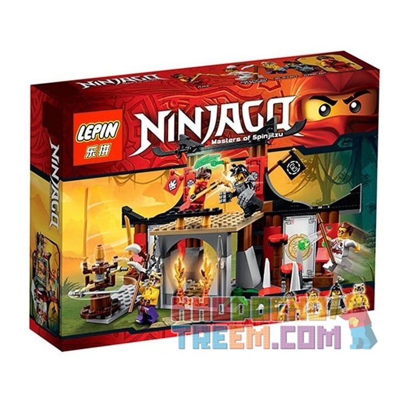 NOT Lego DOJO SHOWDOWN 70756 Bela Lari 10319 LEPIN 06011 SHENG YUAN/SY SY335 xếp lắp ráp ghép mô hình TRẬN ĐẤU VÕ ĐƯỜNG TRIỆT HẠ DOJO The Lego Ninjago Movie Ninja Lốc Xoáy 215 khối