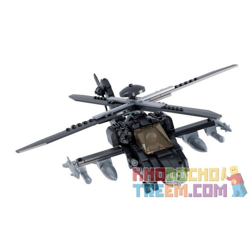 SLUBAN M38-B0509 B0509 0509 M38B0509 38-B0509 non  TRỰC THĂNG TẤN CÔNG bộ đồ chơi xếp lắp ráp ghép mô hình Military Army Quân Sự Bộ Đội 439 khối